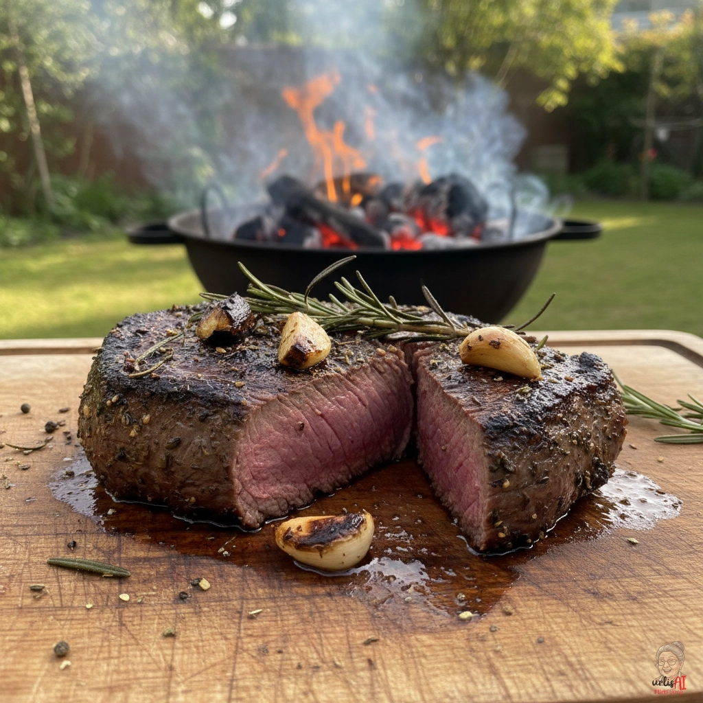 Grillfeuer Tenderloin — Kohlegrill