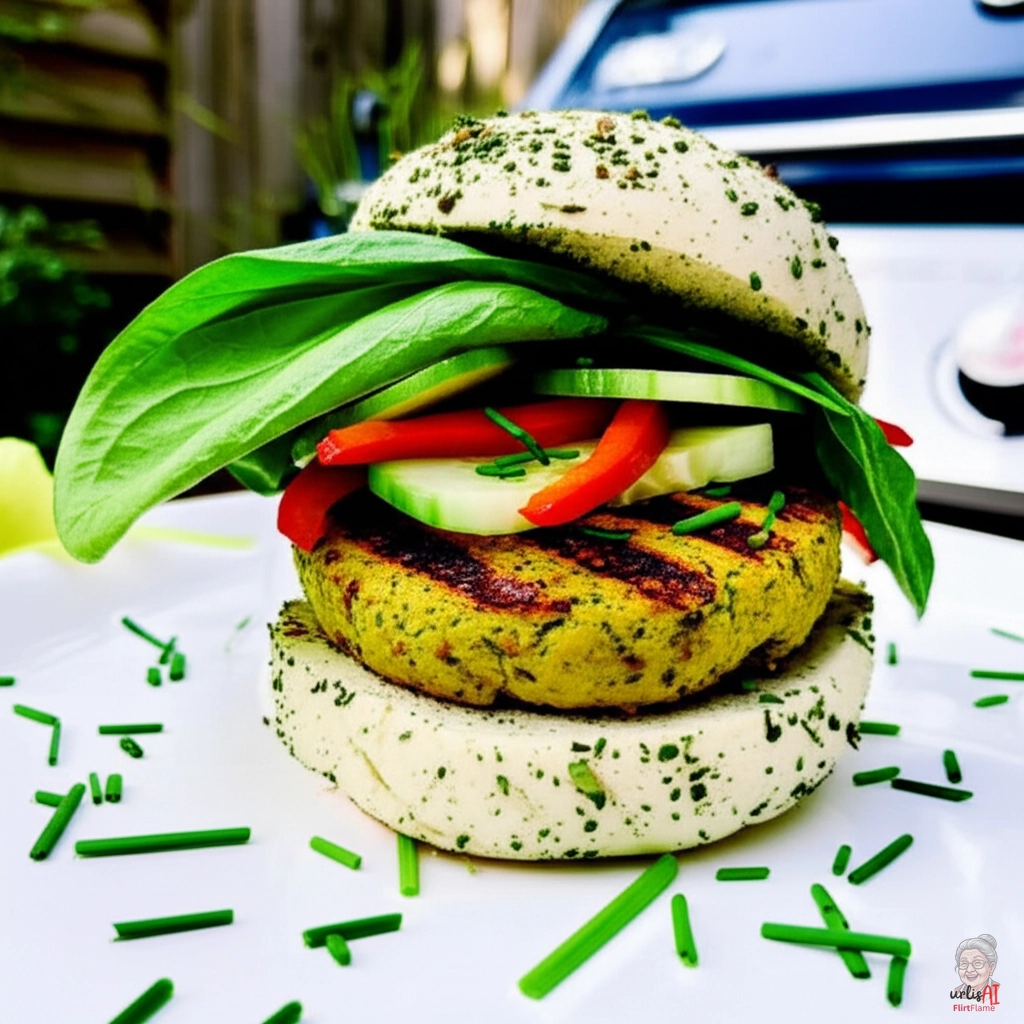 Grüne Wiesenflamme — Gasgrill