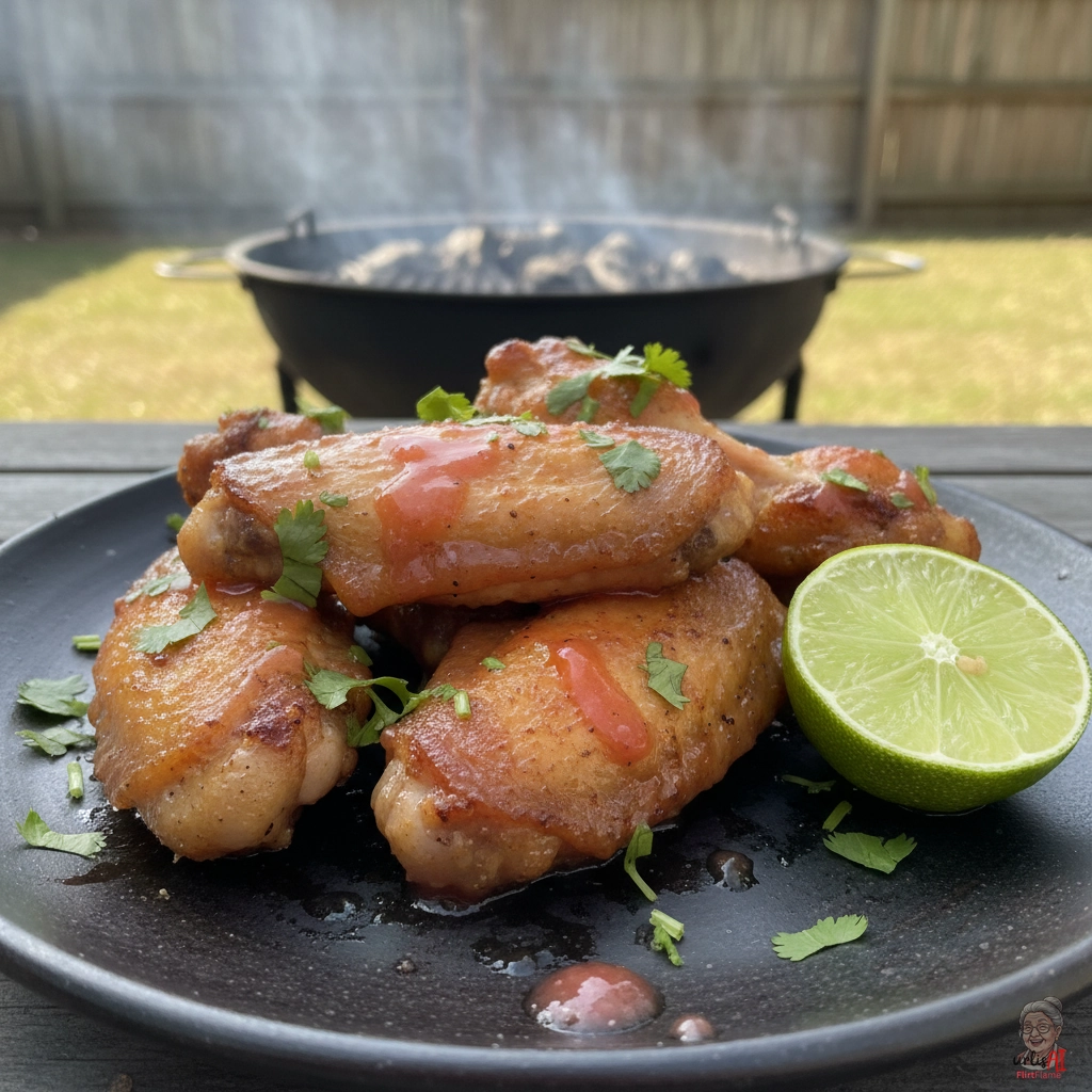 Guava Glazed Wings — Kohlegrill