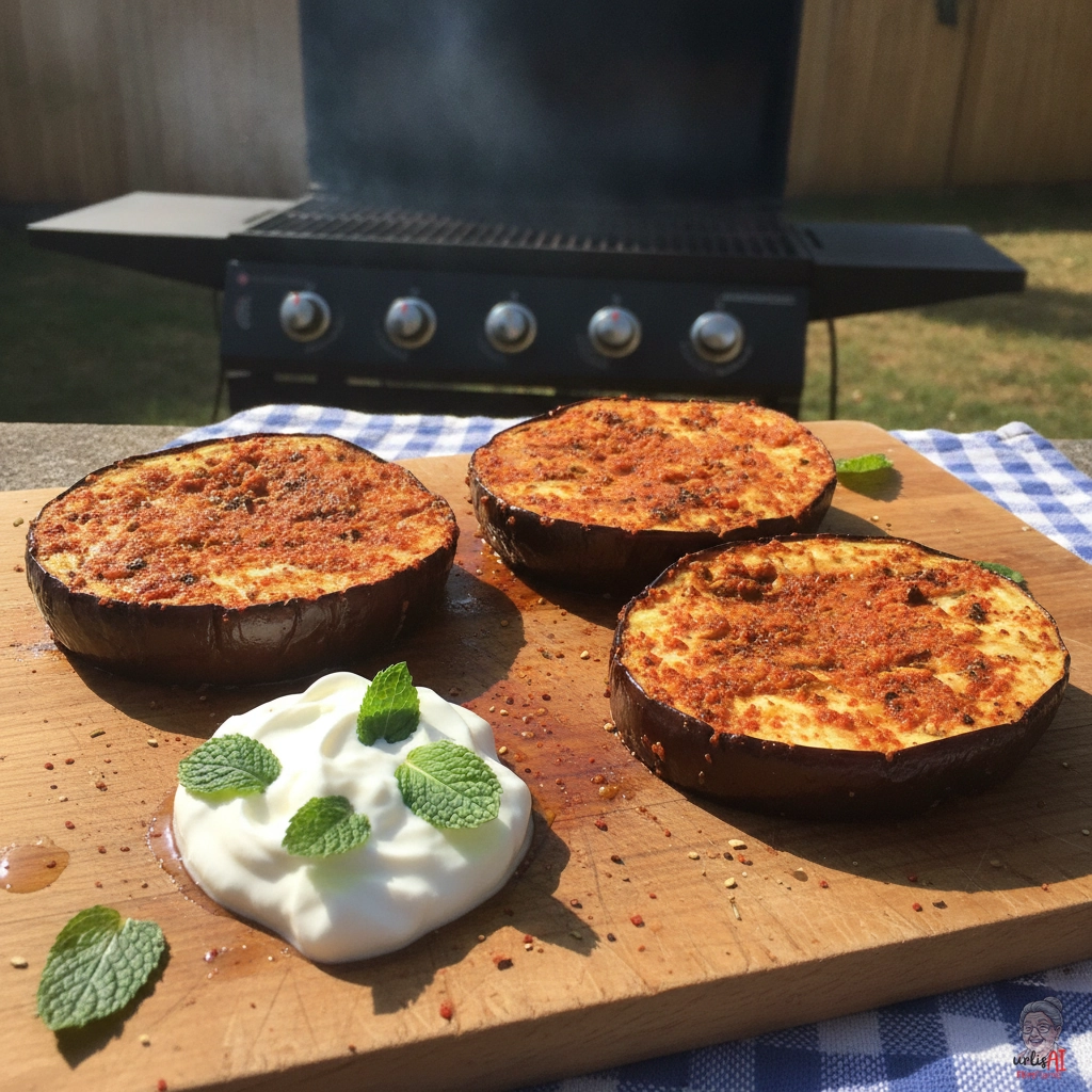 Harissa Eggplant — Gasgrill
