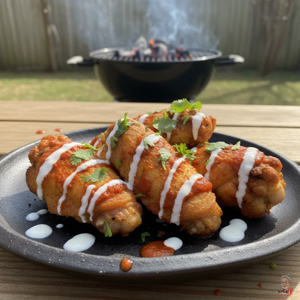 Harissa Wings — Kohlegrill