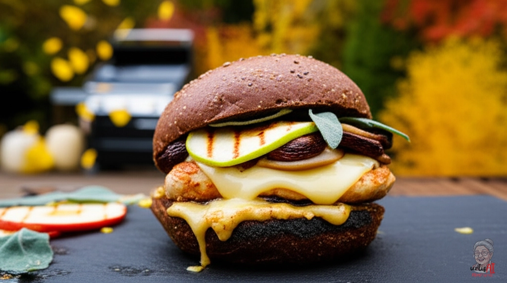 Harvest Moon Chicken Burger — Gasgrill