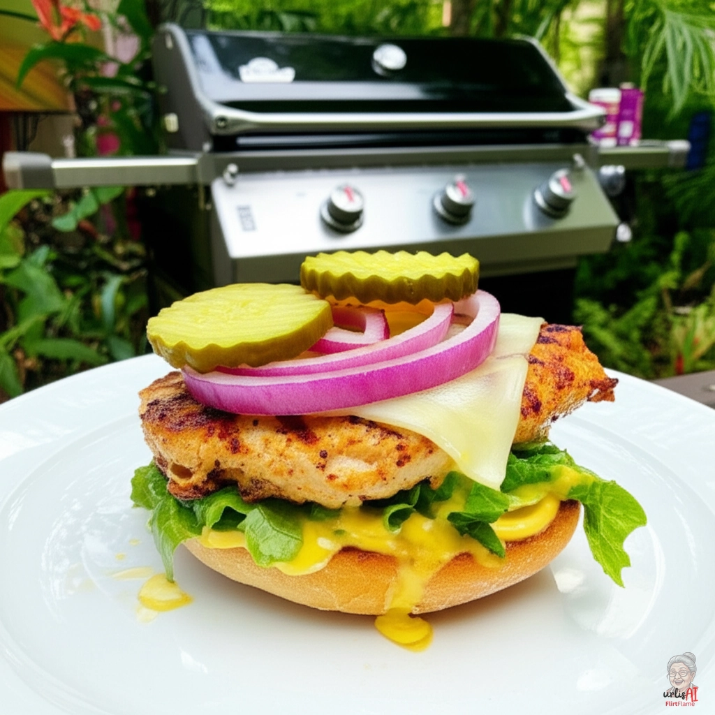 Havana Chicken Burger — Gasgrill