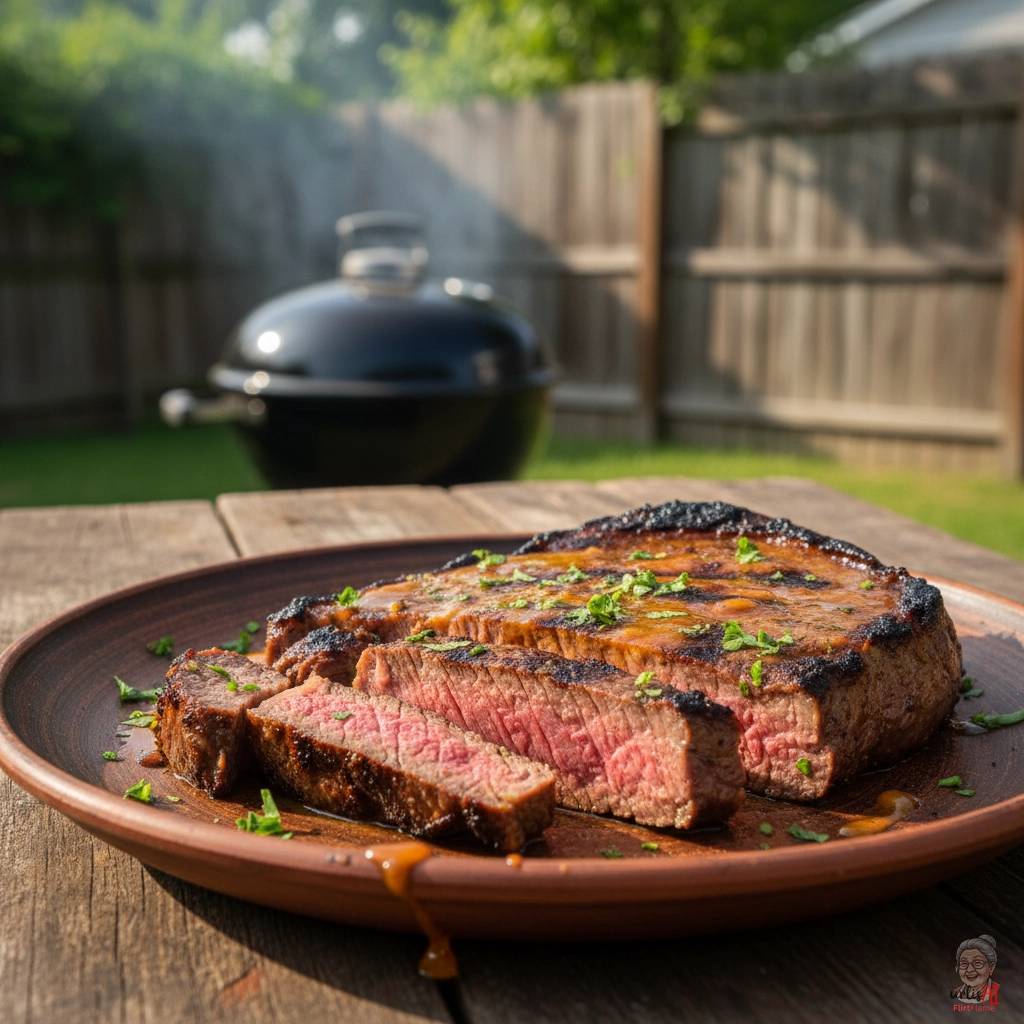Havanna Orangensteaks — Kohlegrill