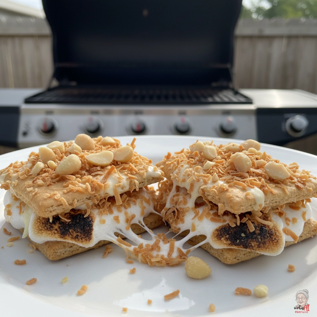 Hawaiian Coconut S'mores — Gasgrill