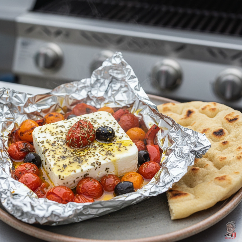 Hellas Fetapäckchen — Gasgrill