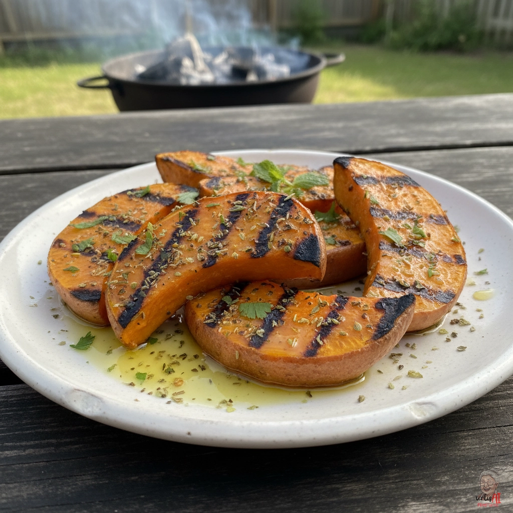 Hellas Kräuterhalbmonde — Kohlegrill