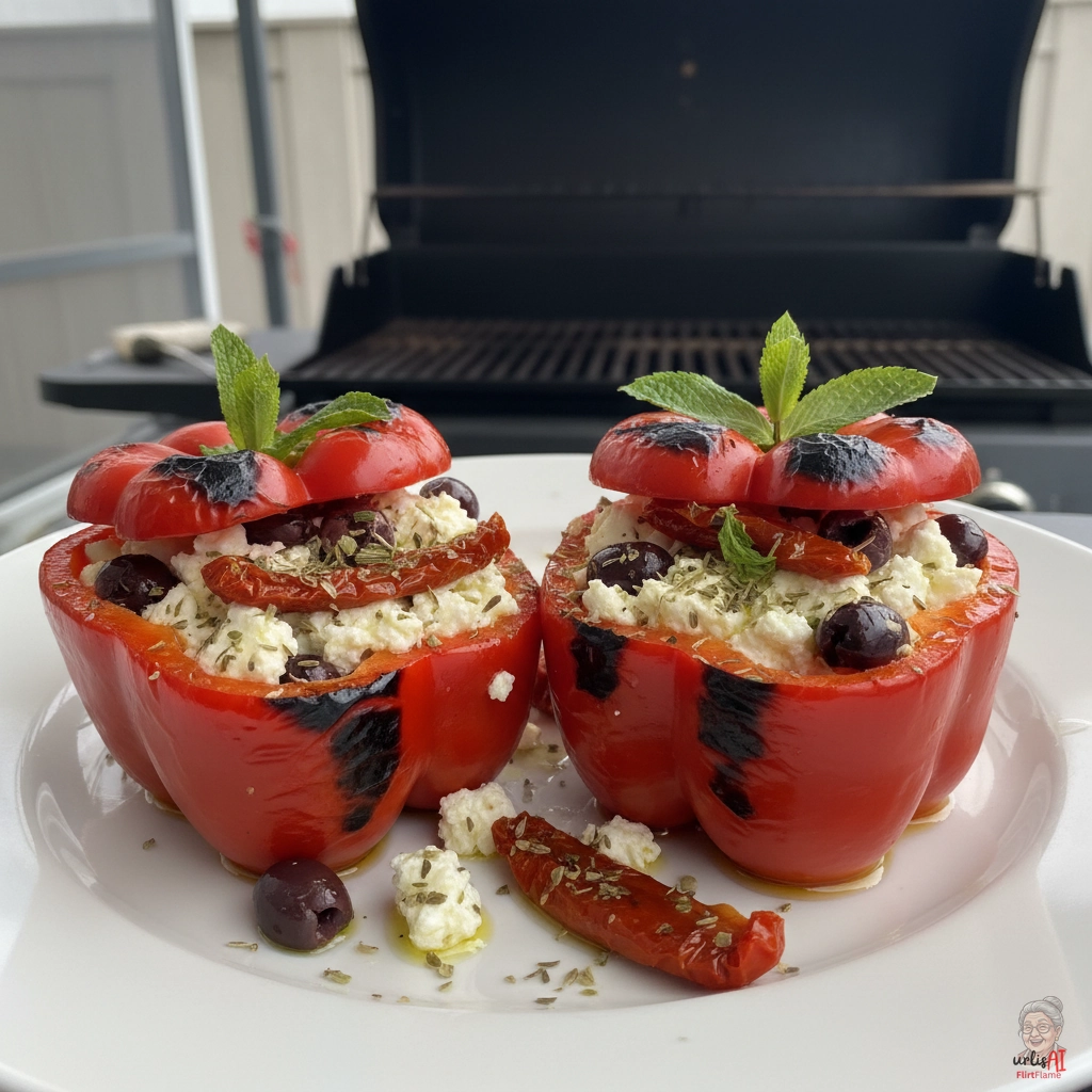 Hellas Paprikahälften — Gasgrill