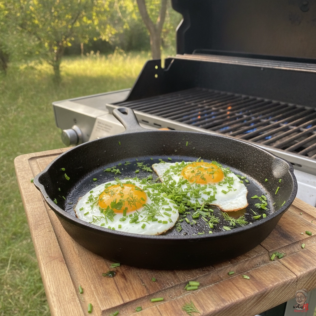 Herb Egg — Gasgrill