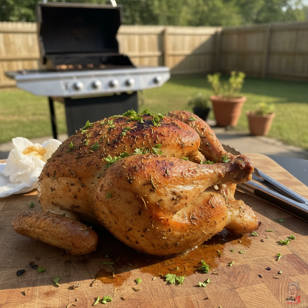 Herb Roasted Poulet — Gasgrill