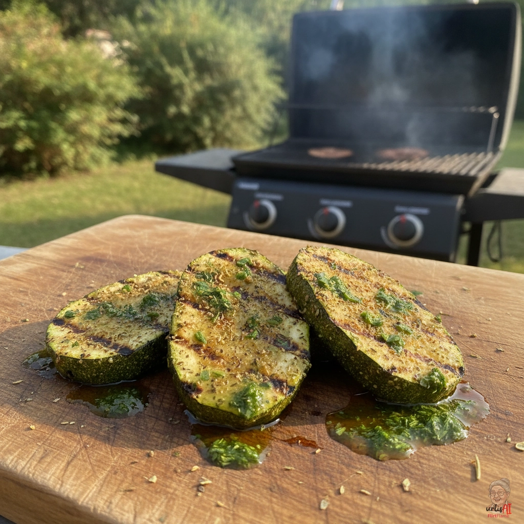 Herb Zucchini Steak — Gasgrill