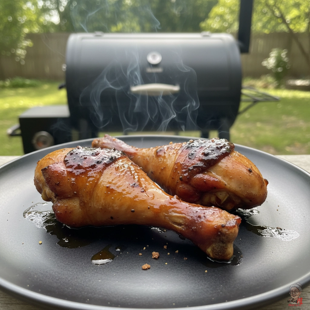 Hickory BBQ Drumsticks — Smoker