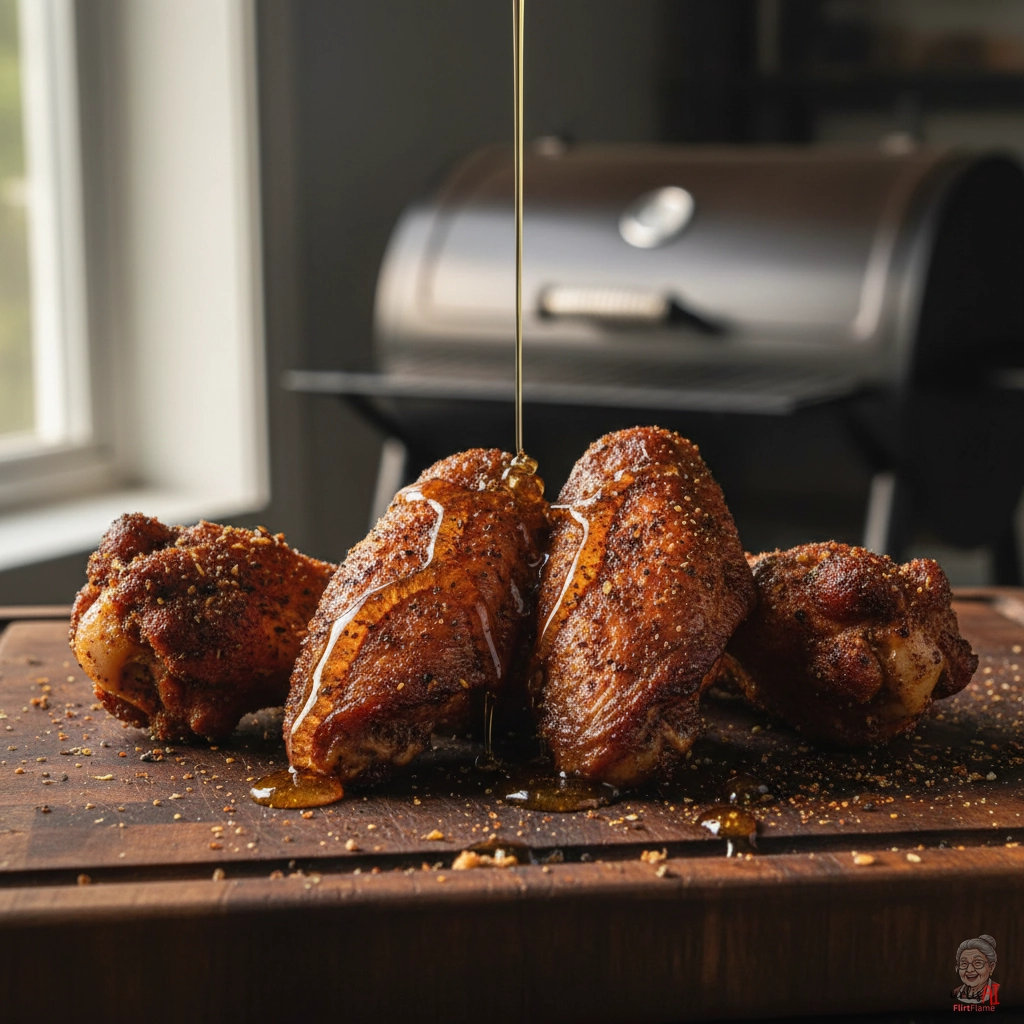 Hickory Smoked Wings — Smoker