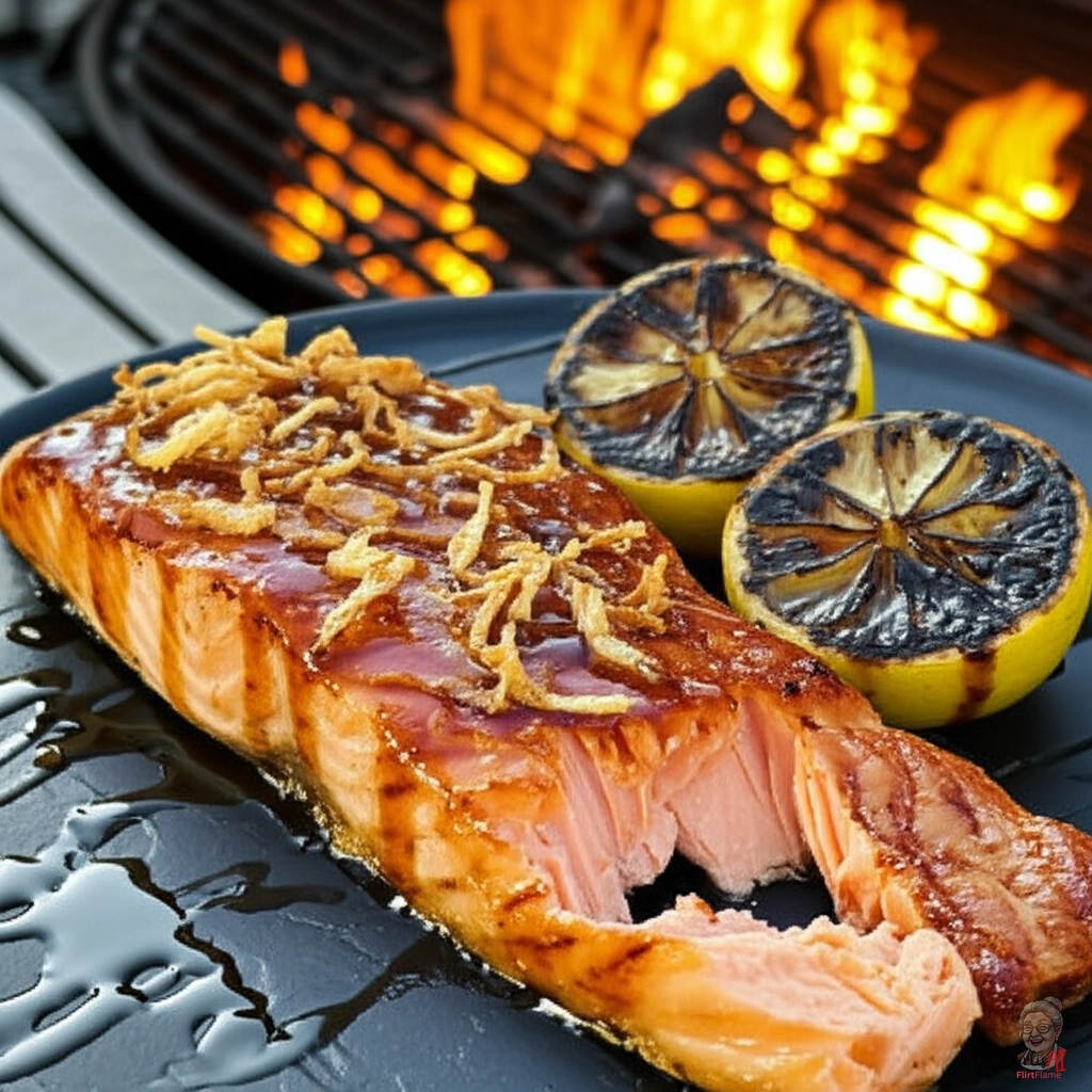Holzkohle Salmon — Kohlegrill