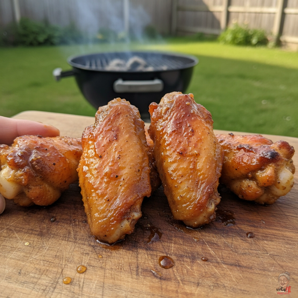 Honey BBQ Wings — Kohlegrill