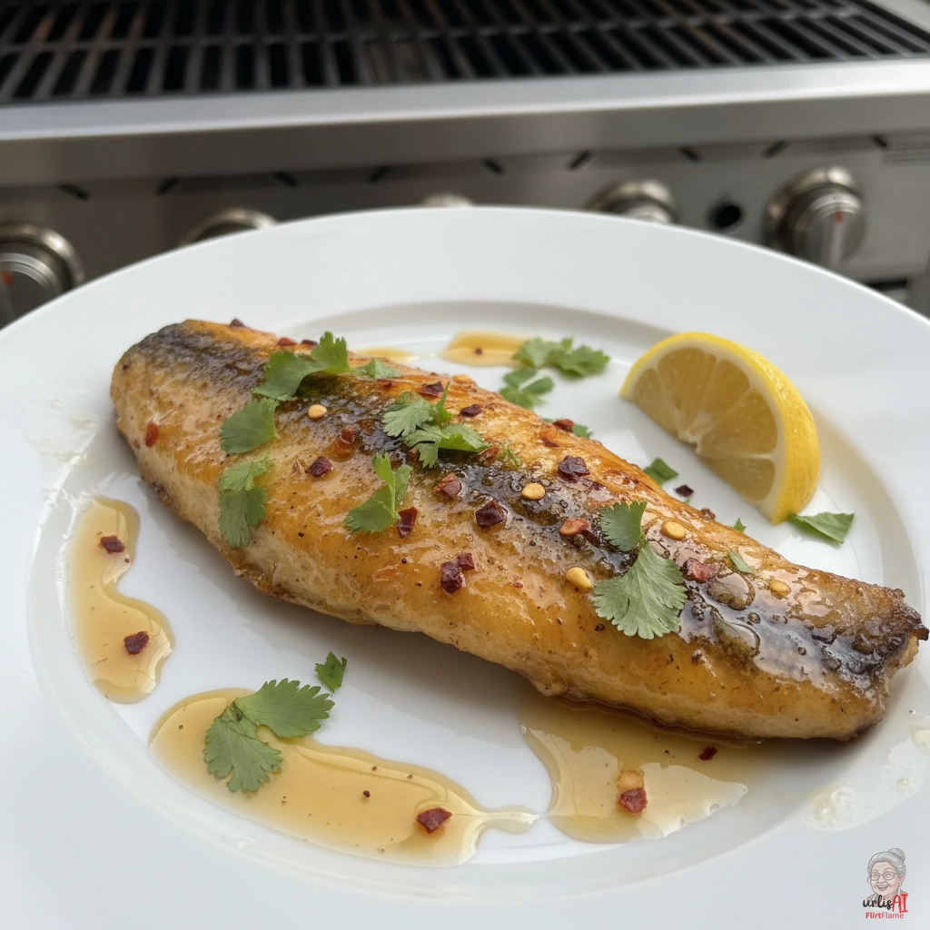 Honey Citrus Zander — Gasgrill
