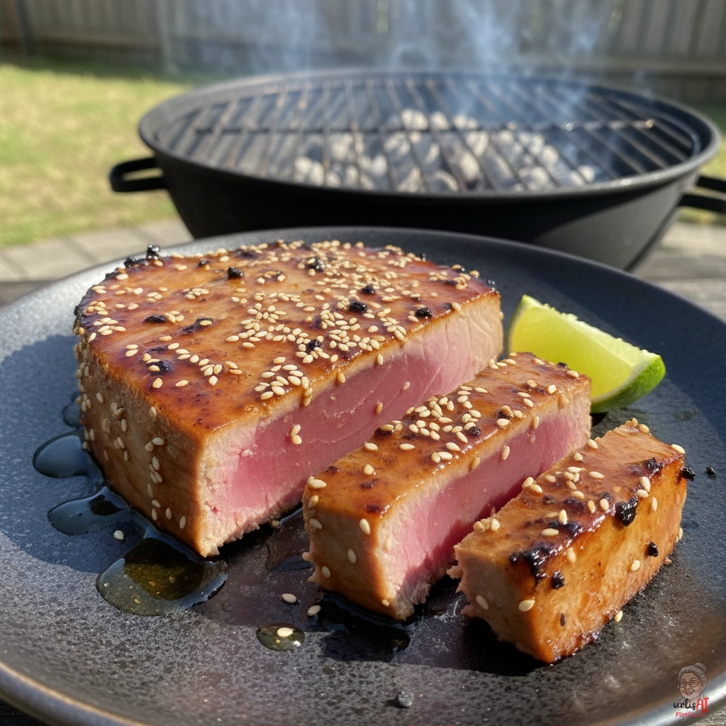 Honey Ember Tuna — Kohlegrill