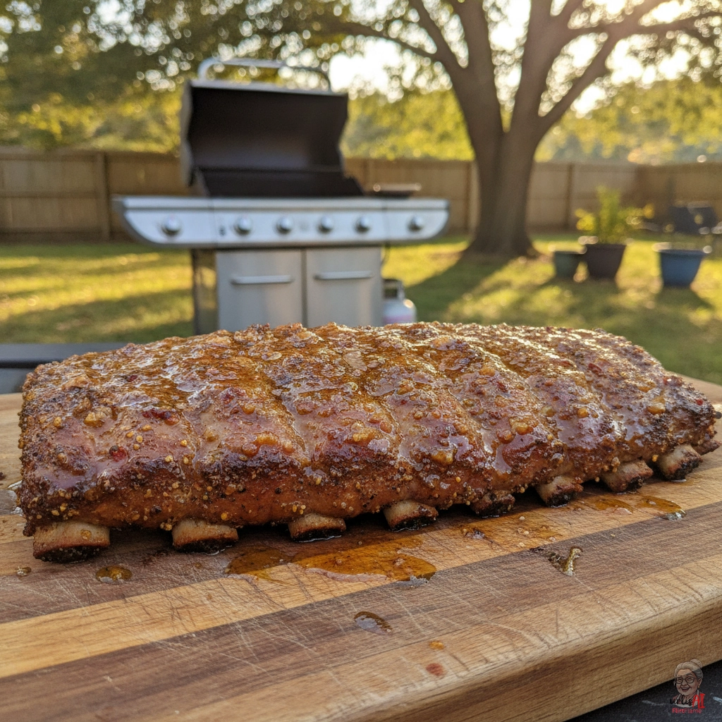Honey Garlic Backs — Gasgrill