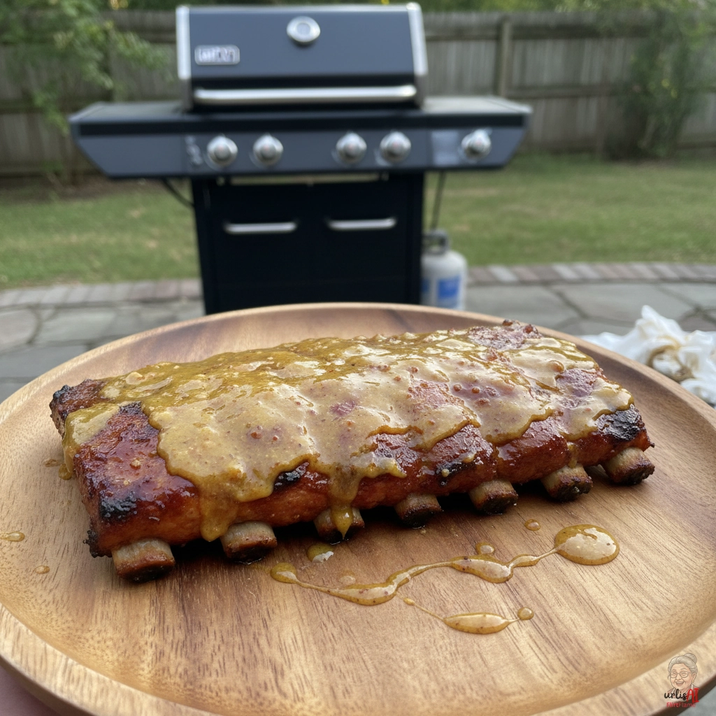 Honey Mustard Backs — Gasgrill
