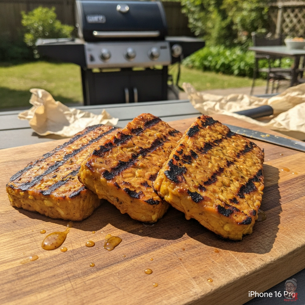 Honey Mustard Tempeh — Gasgrill