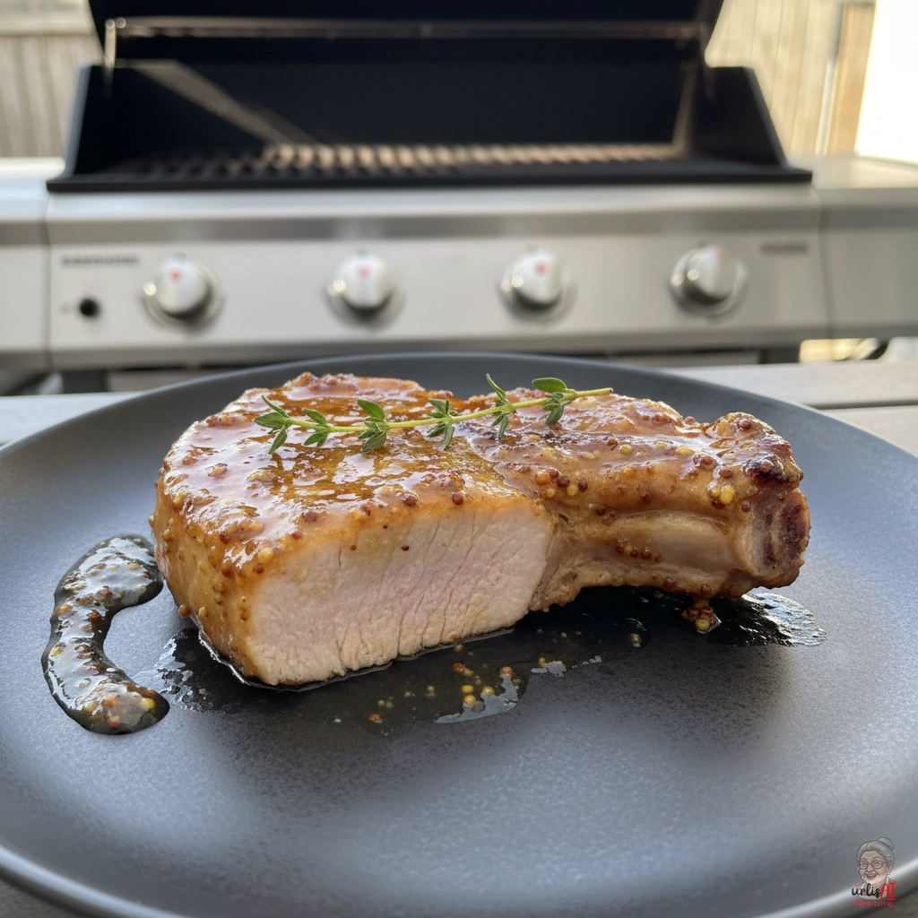 Honey Senf Schweinekotelett — Gasgrill