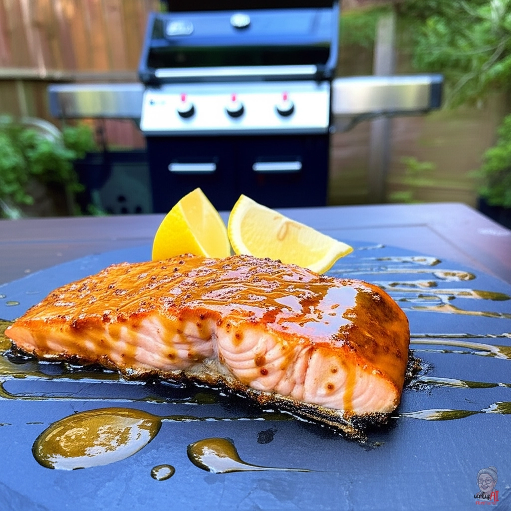 Honig-Senf-Lachs — Gasgrill