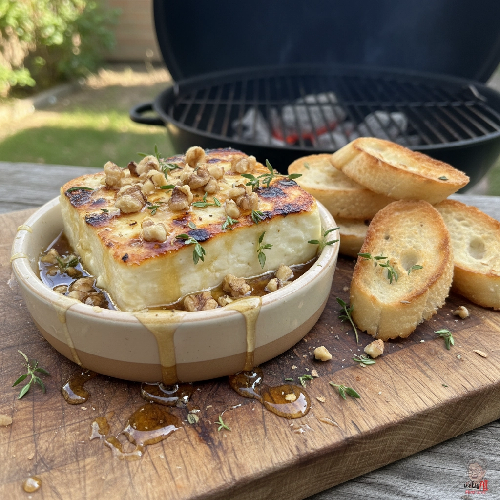Honigglut Fetaschale — Kohlegrill
