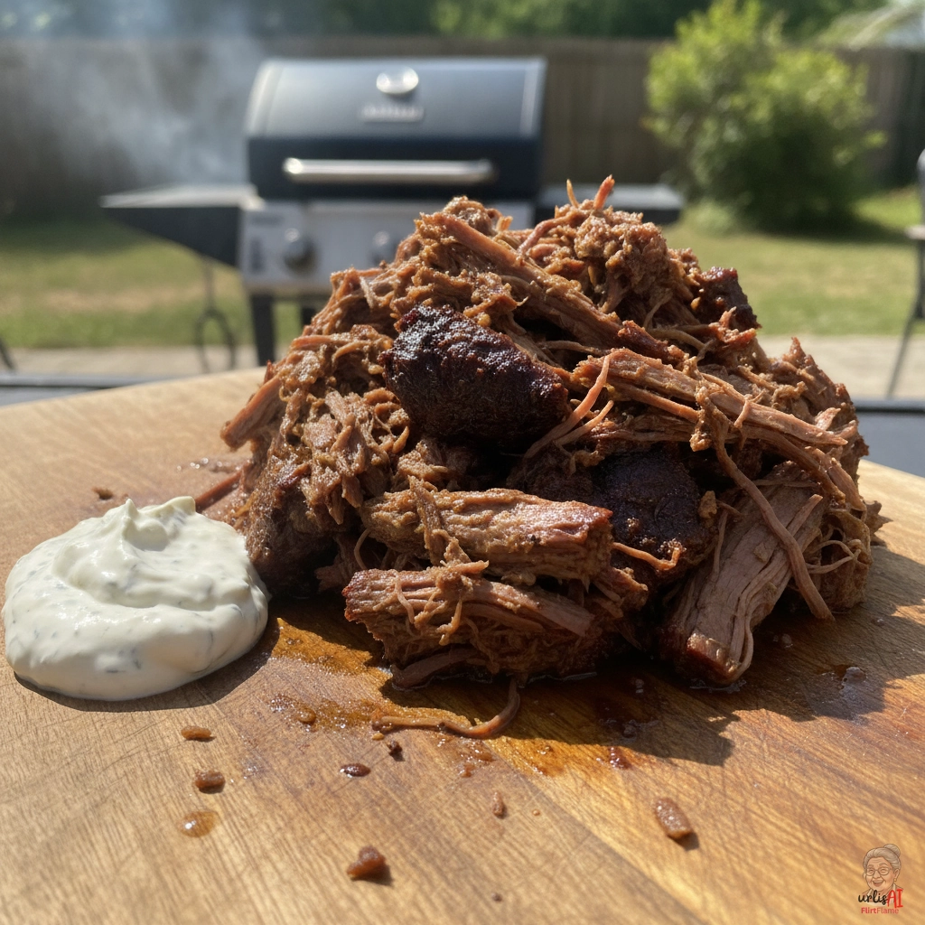 Horseradish Pulled Beef — Gasgrill