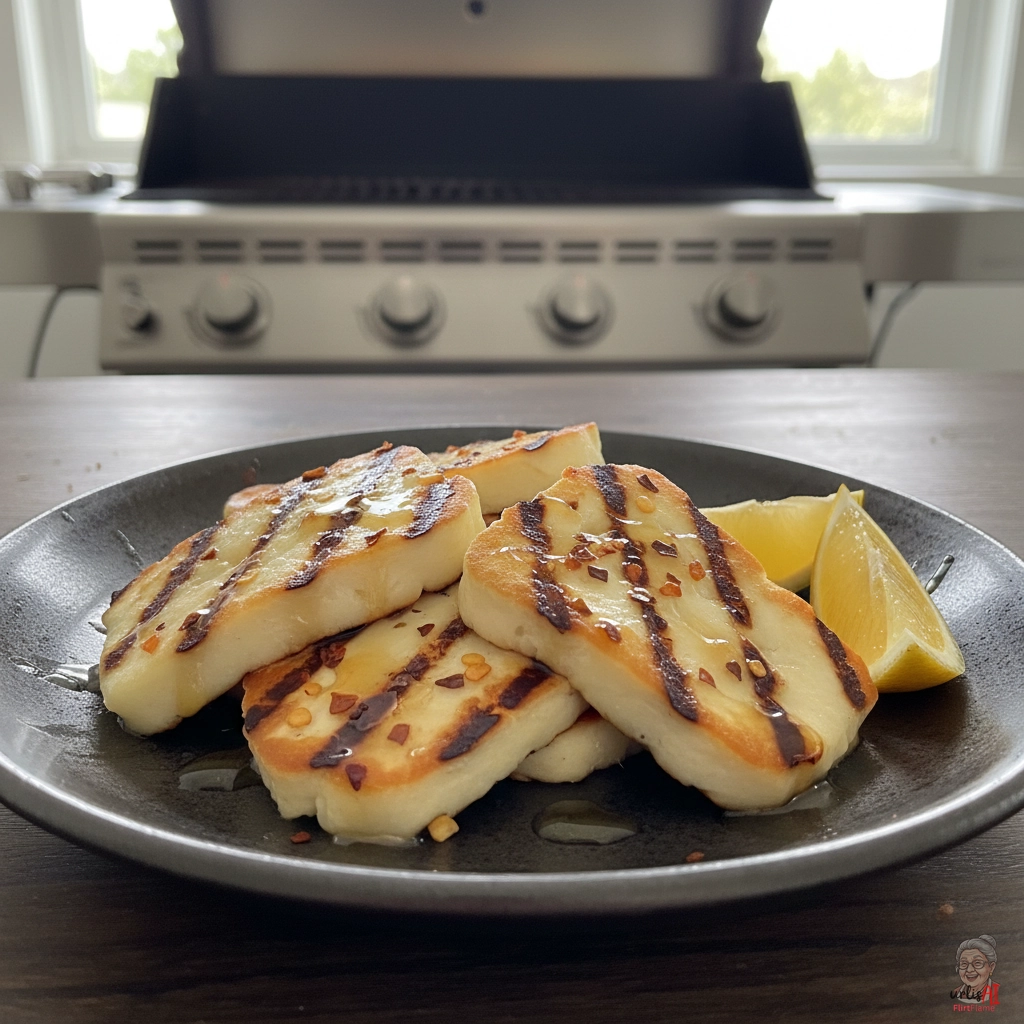 Hot Honey Halloumi — Gasgrill