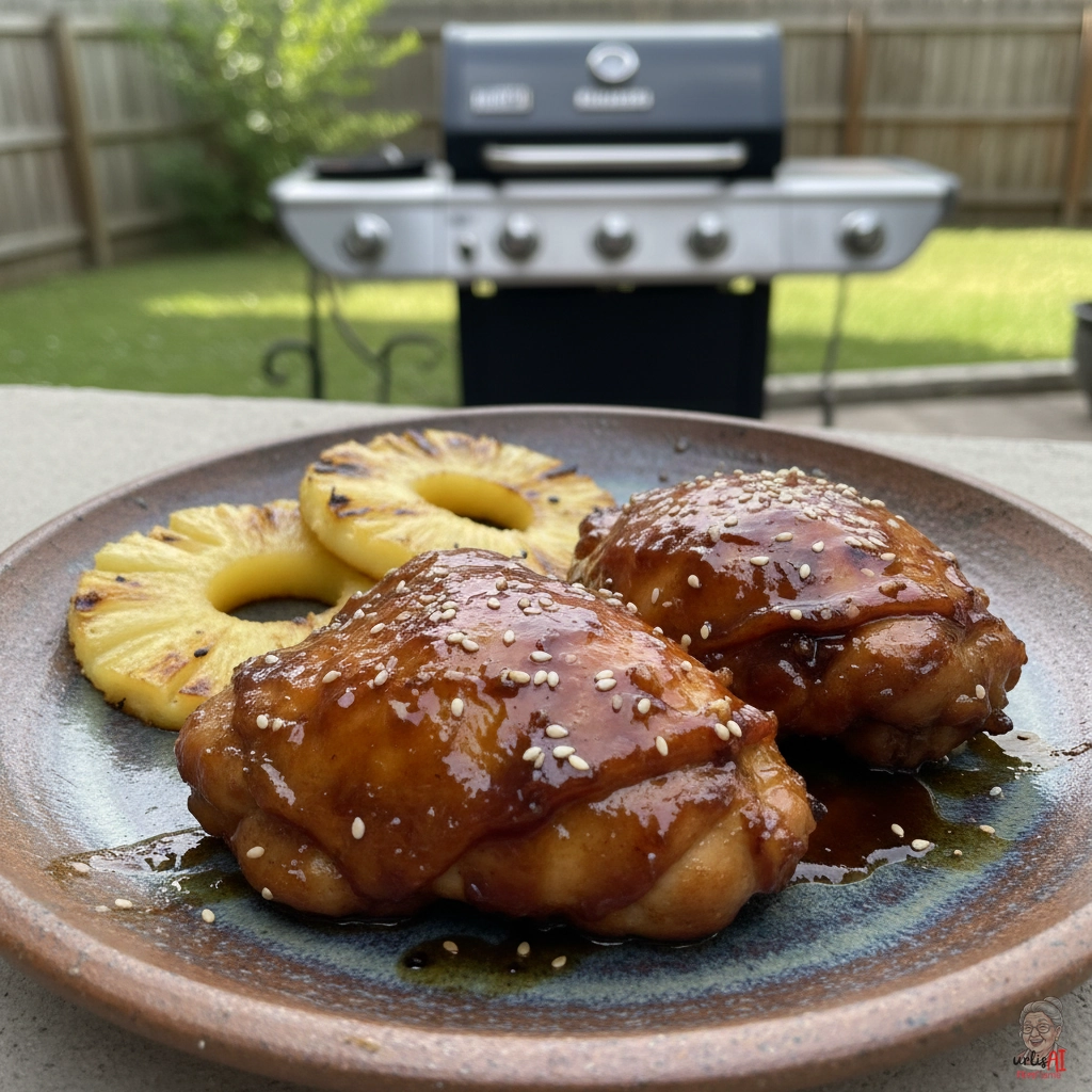 Huli Huli Ananashuhn — Gasgrill