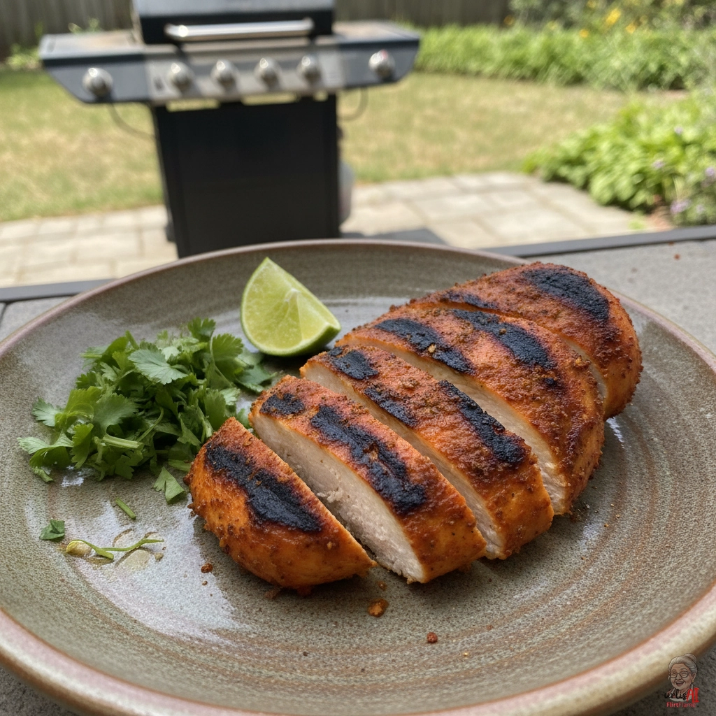 Indian Poulet Brust — Gasgrill