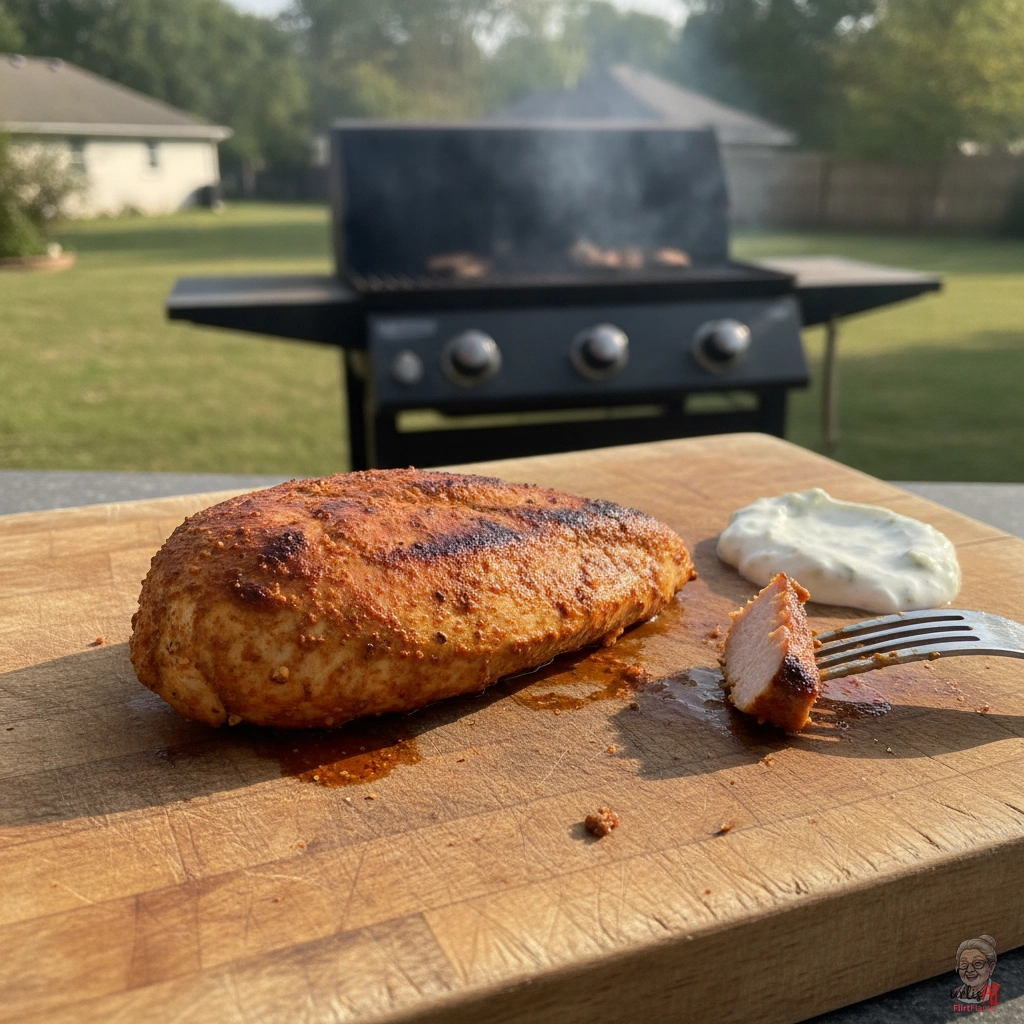Indian Tandoori Pute — Gasgrill