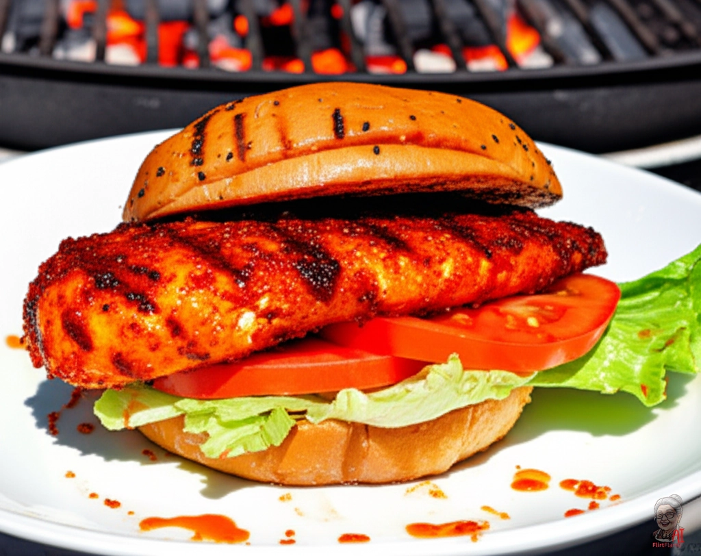 Inferno Chicken Burger — Kohlegrill