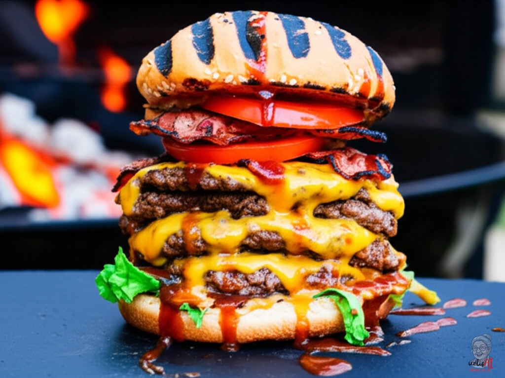 Inferno Tower Burger — Kohlegrill