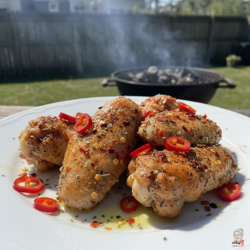 Italiano Hot Wings — Kohlegrill