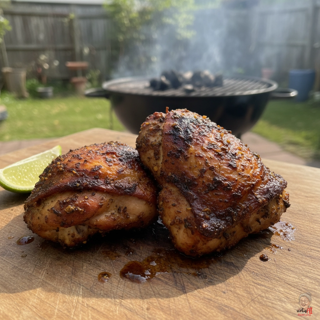 Jamaika Jerkschenkel — Kohlegrill