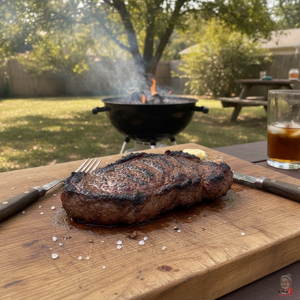 Juicy Hacksteak Klassik — Kohlegrill