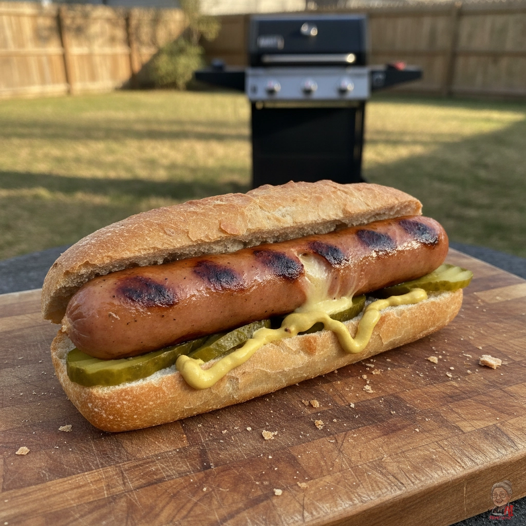 Käsekrainer Semmerl — Gasgrill