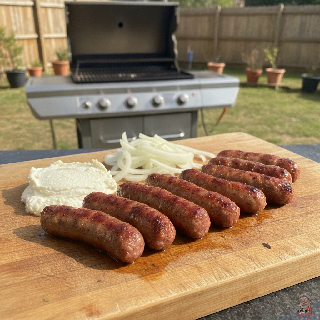 Kajmak Balkan Röllchen — Gasgrill