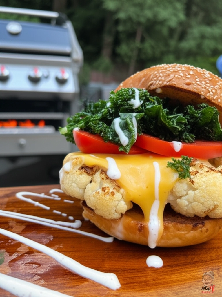 Kale Crunch Burger — Gasgrill