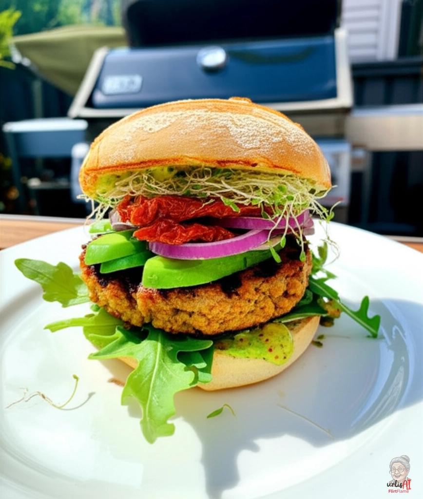Kalifornien Sonne Burger — Gasgrill