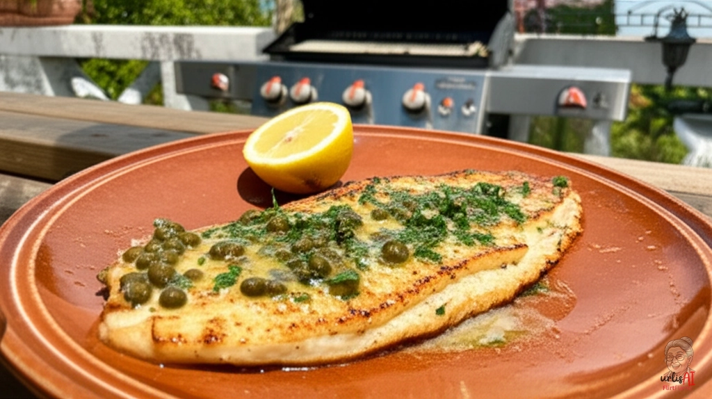 Kapernfunken Forelle — Gasgrill