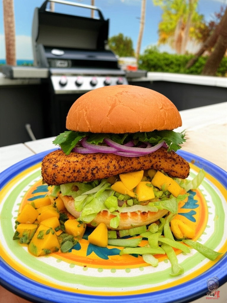 Karibisches Mangofever — Gasgrill