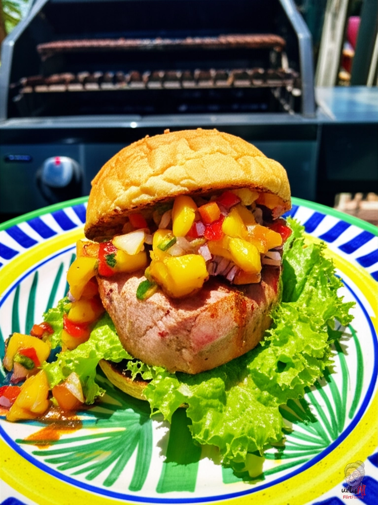 Karibisches Mangoglück — Gasgrill