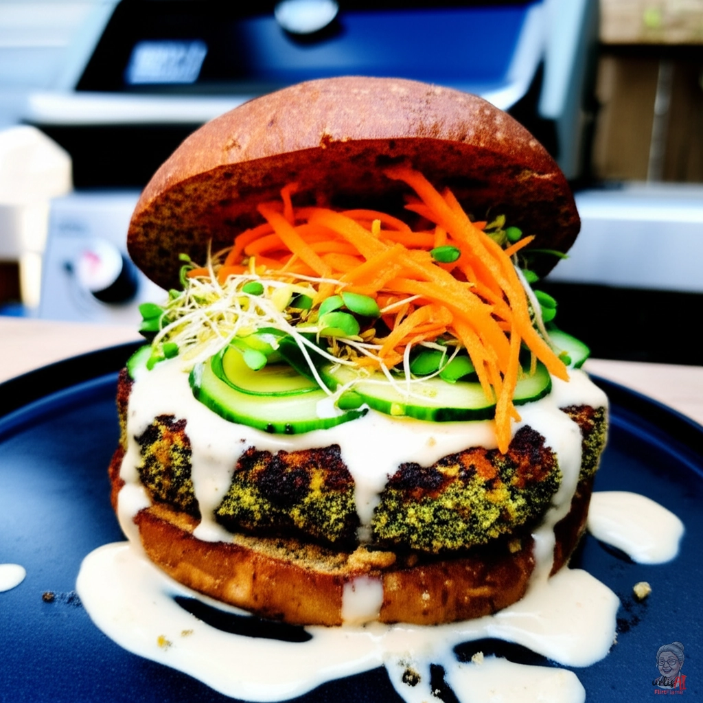 Karotten Ingwer Burger — Gasgrill