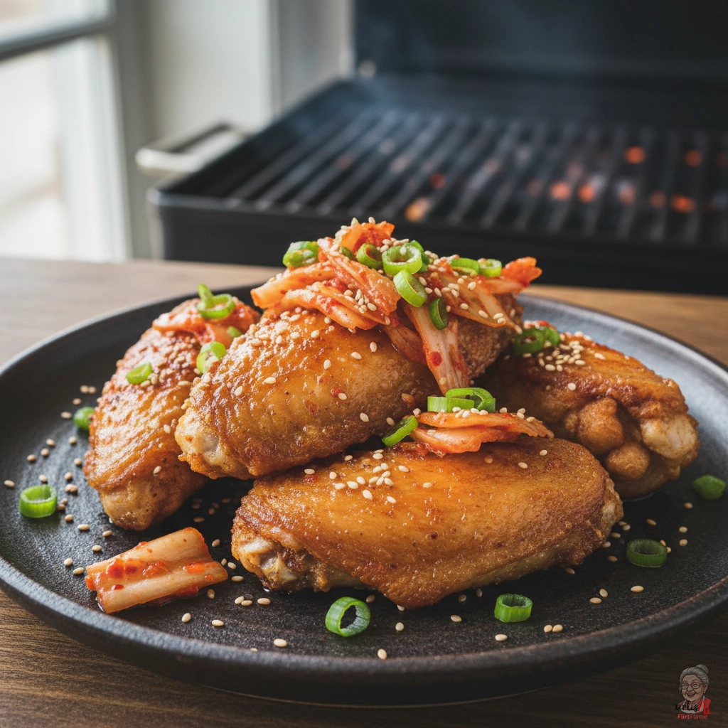 Kimchi Fire Wings — Gasgrill