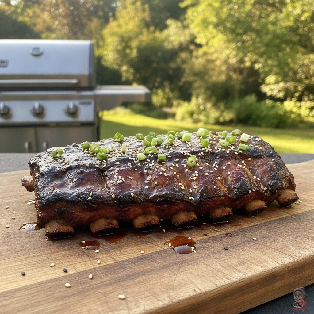 Kiwi Umami Ribs — Gasgrill