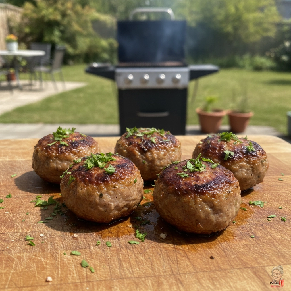 Klassische Meatballs — Gasgrill