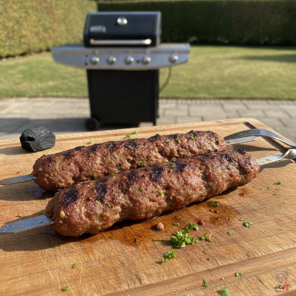 Klassischer Spießkebab — Gasgrill