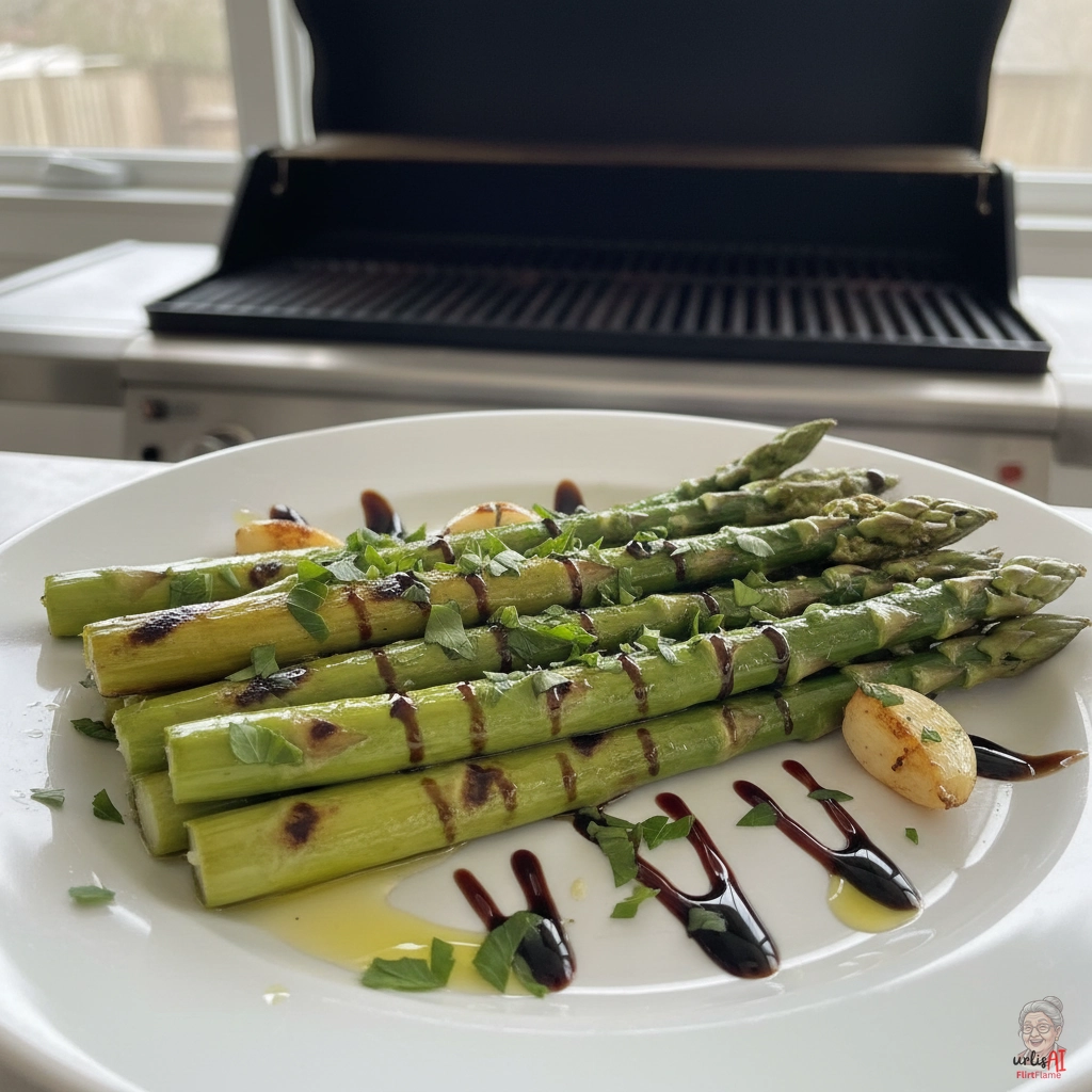 Knoblauch Grillspargel — Gasgrill
